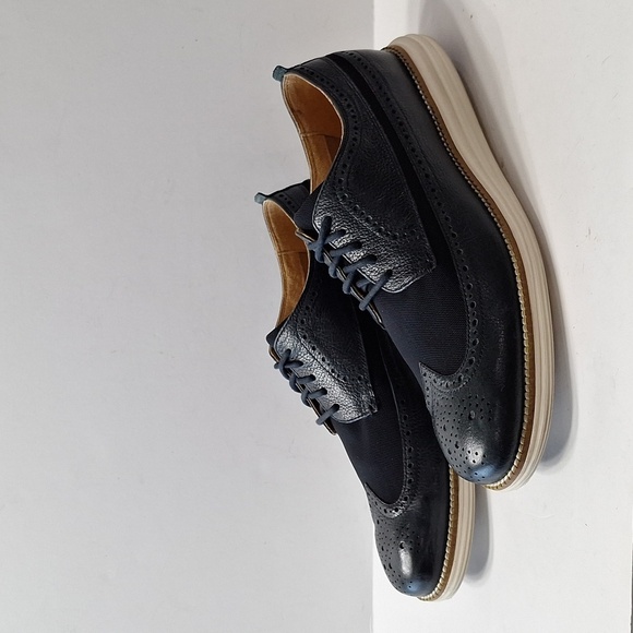 Cole Haan Men\'s Preppy Whiskey Navy Leather Tucker Oxford II Shoes Size 8.5 main image 10
